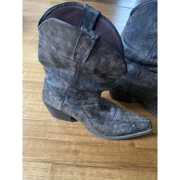 Durango Men’s Chocolate Brown Slouch Distressed DB5563 11” Shaft USA 11D Western main image 9